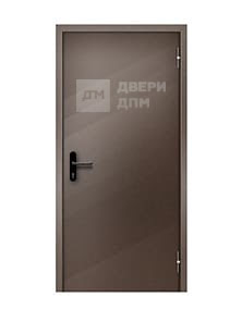 Глухая противопожарная дверь ДПМ-01 1-го типа однопольная с выпадающим порогом